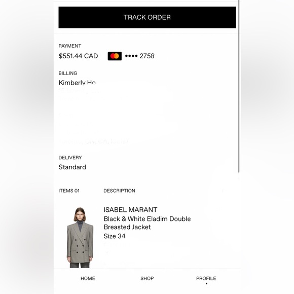 ISABEL MARANT Black & White Eladim Double Breasted Jacket - Picture 10 of 10